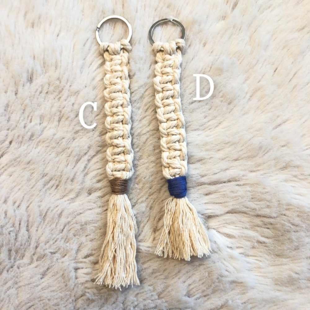 Handmade Boho Macrame Tassel Keychains! - Picture 3 of 8